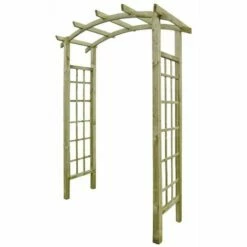 CÉMONJARDIN Arche De Jardin En Arc En Bois Traité, Jasmin