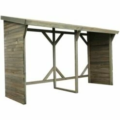 CÉMONJARDIN Abri Bûches En Bois Grand Modèle Ottawa 5 Stères