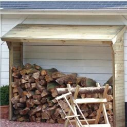 CÉMONJARDIN Abri à Bûches 2 Stères En Bois Belgrade
