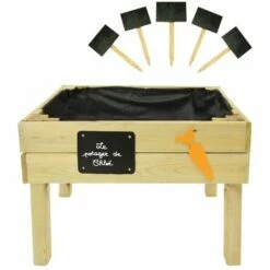 CÉMONJARDIN Potager Sur Pieds En Bois Traité Pour Enfant