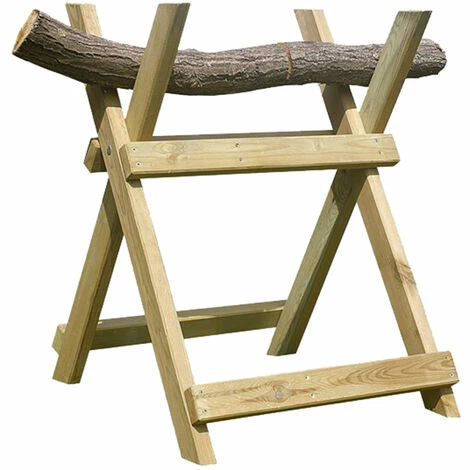 CÉMONJARDIN Abri Bûches En Bois Ottawa 5 Stères + Bûcher Chevalet Offert – Image 4