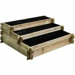 CÉMONJARDIN Carré Potager En Bois à étages - Petit Modèle