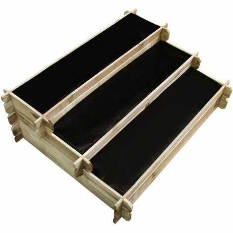 CÉMONJARDIN Carré Potager En Bois à étages - Petit Modèle – Image 2