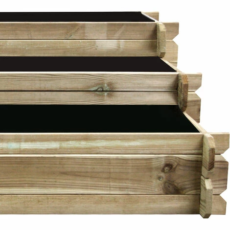 CÉMONJARDIN Carré Potager En Bois à étages - Petit Modèle – Image 3