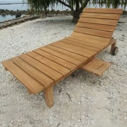 CÉMONJARDIN Bain De Soleil Contemporain En Teck Grade C