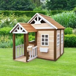 CÉMONJARDIN Cabane Avec Avancée En Bois Peint