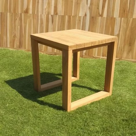 CÉMONJARDIN Table Basse D'appoint Fuerteventura En Teck Grade C