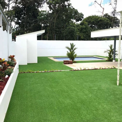 CÉMONJARDIN Kit 16 M² De Gazon Synthétique 30 Mm - 4 Rouleaux 4 X 1 M – Image 3