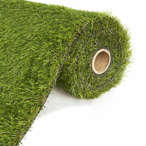 CÉMONJARDIN Kit 16 M² De Gazon Synthétique 20 Mm - 4 Rouleaux 4 X 1 M – Image 5