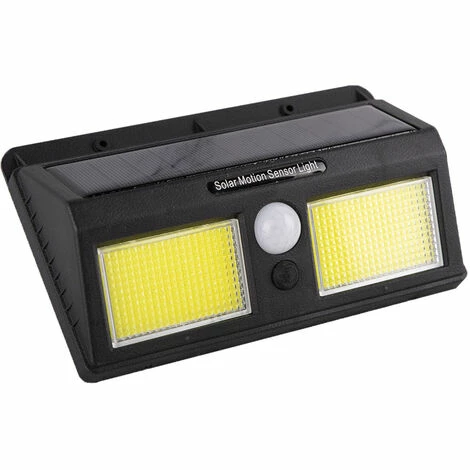 CÉMONJARDIN Double Projecteur Solaire Extérieur Avec Détecteur De Mouvement