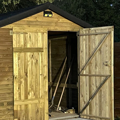 CÉMONJARDIN Double Projecteur Solaire Extérieur Avec Détecteur De Mouvement – Image 5