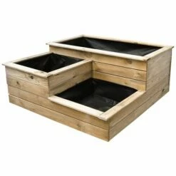 CÉMONJARDIN Carré Potager 3 Bacs En Bois