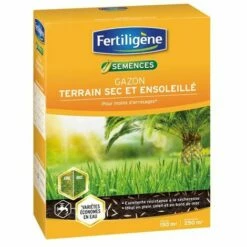 FERTILIGENE - Gazon Terrain Sec & Ensoleillé 150m² 3.75g/nc
