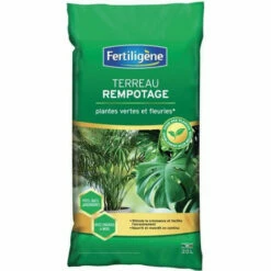 FERTILIGENE - Terreau Rempotage Plantes Vertes 20L