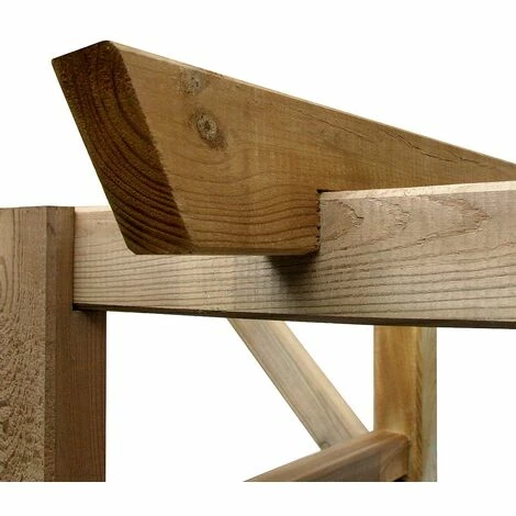 CÉMONJARDIN Arche De Jardin Droite En Bois Traité, Primo – Image 2